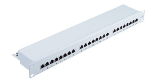 Shiverpeaks Bs75074 Rj-45 Cat6 Grå Metall 1U 482 Mm