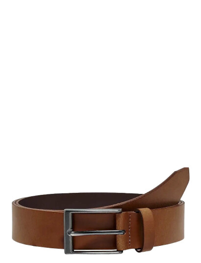 ONLY & SONS Onsbrad Medium Leather Belt Noos - Brown - 105