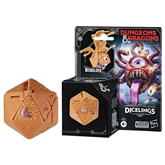 Hasbro Dungeons & Dragons Dicelings Figur Beholder Oransje