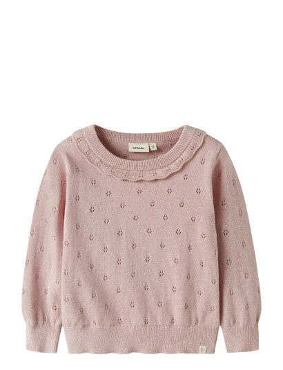 Lil"Atelier Nmfdorina Ls Knit Lil Pink 92