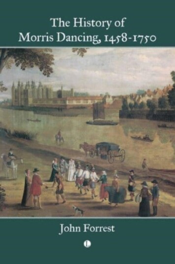 The History of Morris Dancing 1458-1750