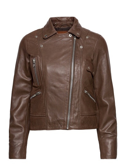 Jofama Kaley Leather Biker - Brown - 38