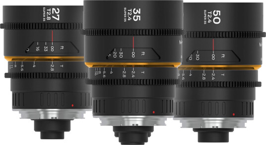 Laowa Nanomorph S35 Prime 3-Lens Bundle Arri PL + EF. 27mm, 35mm, 50mm. Amber Laowa Nanomorph S35 Prime 3-Lens Bundle Arri PL + EF. 27mm, 35mm, 50mm. Amber