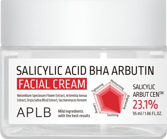 APLB Salicylic Acid BHA Arbutin Facial Cream 55ml