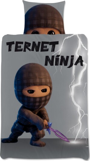 Licens Ternet Ninja sengetøy 100% bomull Barnesengetøy 140x200 cm