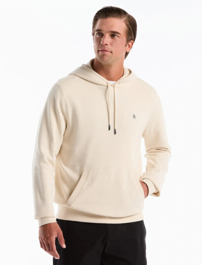 Original Penguin Org Flc Hoodie Stick Jumper Cream XL