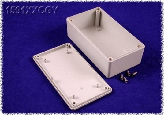 Hammond Electronics 1591XXCGY 121 × 66 × 41 mm ABS Grå Kabinett