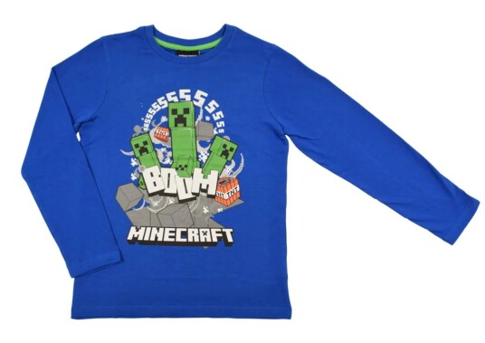Minecraft Genser Creeper Boom - 122 / 7 år -  - 100% bomull