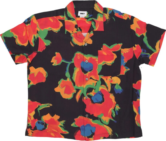 Obey Herre Skjorter Flerfarget S,