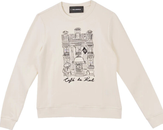 Karl Lagerfeld Dame Gensere & Hettegensere Hvit S, Karl Lagerfeld Dame Gensere & Hettegensere Hvit S,