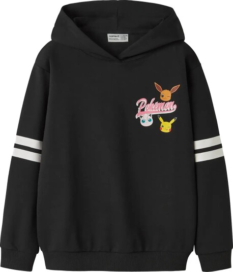 Name It Nkfjyla Pokemon Nreg Sweat Wh Unb Sky Black 122 128