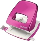 Leitz WOW NeXXt - Hullstanser - 30 ark / 3 mm - plast, metall - metallisk rosa