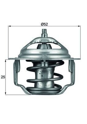 Termostat MAHLE ORIGINAL TX 64 82