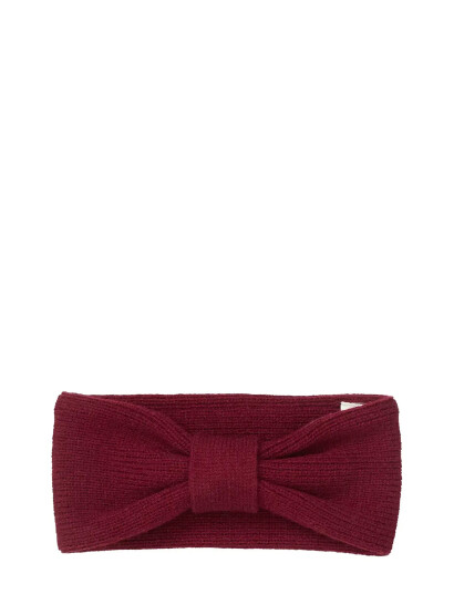 Becksöndergaard Solid Emerald Cleo Headband - Burgundy - ONE SIZE