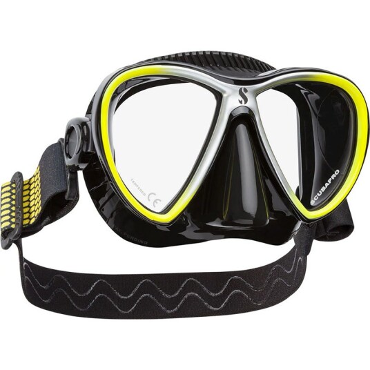 Scubapro dykkermaske Synergy Twin gul Scubapro dykkermaske Synergy Twin gul