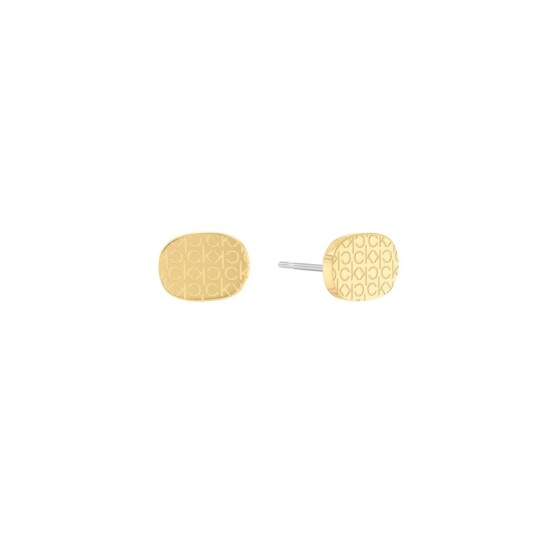 Calvin Klein ICONIC Øredobber 18 kt. Gullforgylt Rustfritt Stål 35000400 - Dame - Gold