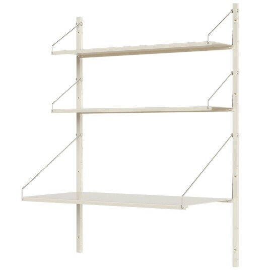 Frama Library Hylle med Skrivebord 80x108 cm Varmhvit
