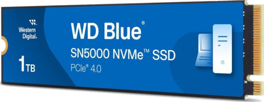 WD Blue SN5000 1TB M.2 NVMe SSD PCIe 4.0 Blå WD Blue SN5000 1TB M.2 NVMe SSD PCIe 4.0 Blå