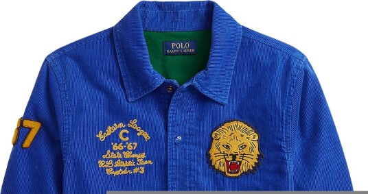 Polo Ralph Lauren Jakke Fløyel Blå m. L praksis Polo Ralph Lauren 8 år (128) Overgangsjakke