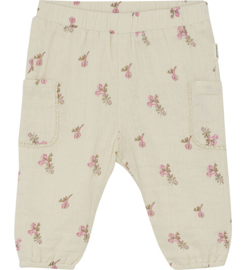 Minymo Pants Aop Cream 86 Minymo Pants Aop Cream 86