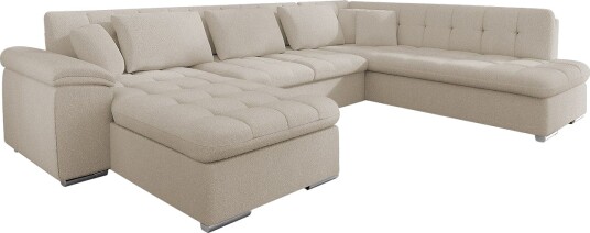 Dynir Sofa med Sjeselong og Divan 4 seter   Beige