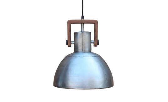 Pr Home ASHBY Taklampe Singel Pale Silver H33 33