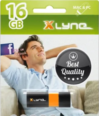 Xlyne Wave Usb-Flashstasjon 16 Gb Usb 2.0 Xlyne Wave Usb-Flashstasjon 16 Gb Usb 2.0