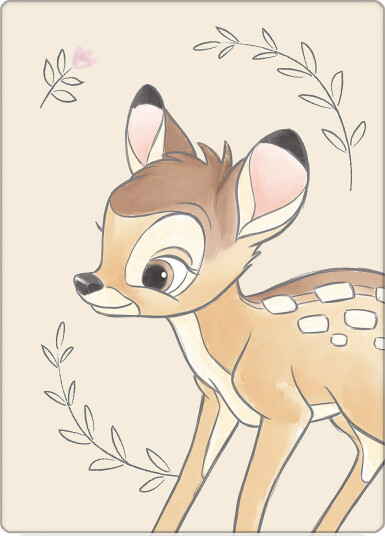 BrandMac Fleece - Bambi 1011 - 100X140 Cm - Cream - 100X140CM