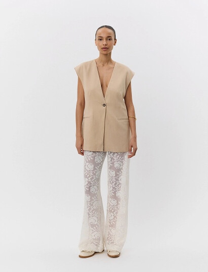 Sofie Schnoor Wallissw Vest - Beige - 34