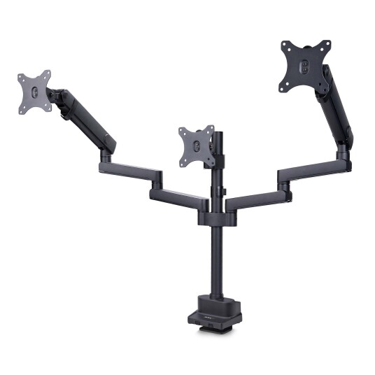 StarTech TRIPLE MONITOR DESK MOUNT - UP TO 27INCH SCREENS SPRING ARMS ACCS