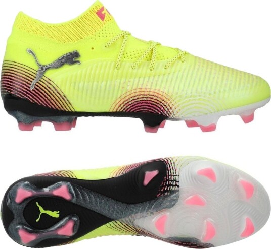 PUMA Future 8 Ultimate Fg Audacity Gul/PUMA Svart/solen Slo Til Kvinner Gress (Fg) størrelse 41