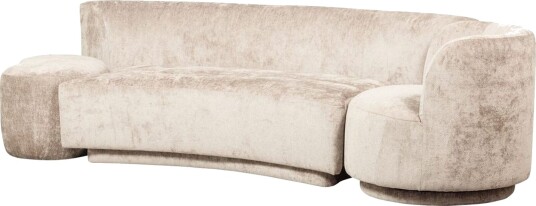 Sofasett Kombi Popular med puff Beige Sofasett Kombi Popular med puff Beige
