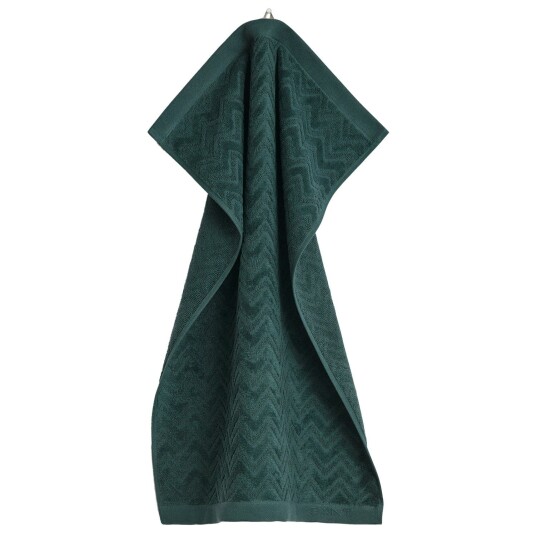 Gant Home Jacquard Herringbone Håndkle 50x70 cm Tartan Green Gant Home Jacquard Herringbone Håndkle 50x70 cm Tartan Green