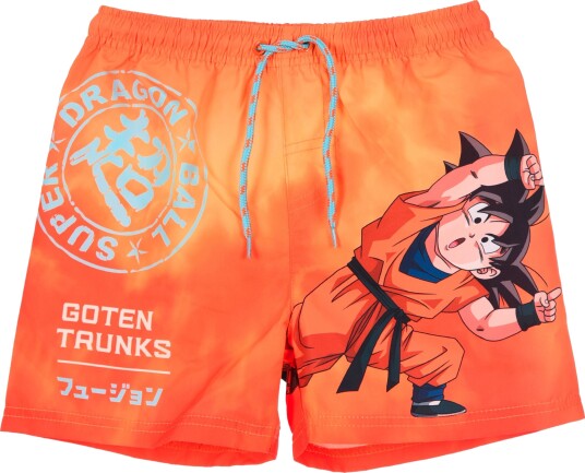 Dragon Ball Badebukse Oransje 104 110 Dragon Ball Badebukse Oransje 104 110