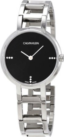 Calvin Klein CK Dameklokke K8N2314S Sort/Stål Ø32 mm