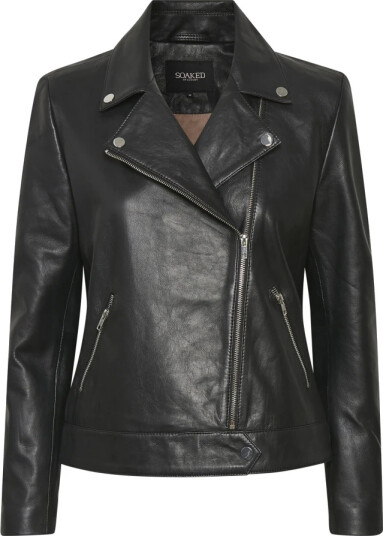 Soaked in Luxury Slmaeve Leather Jacket Ls - Black - M