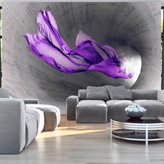 Fototapet Purple Apparition 100x70 - Artgeist sp. z o. o.
