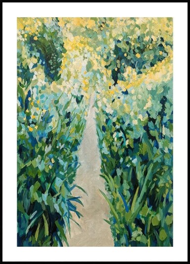 Garden Path Poster Plakat / 100x150cm