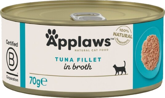 Applaws I Buljong Tunfiskfilét 6 X 70 G