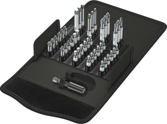 Wera Bit-Safe 43 Deler Bitssett med Phillips, Pozidriv og Torx