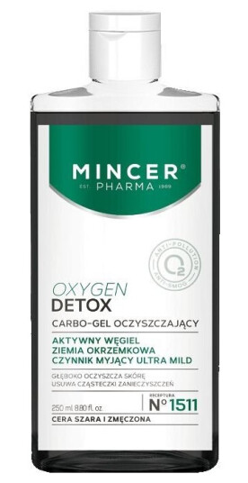 Mincer Pharma Oxygen Detox Carbo-Gel Cleansing No. 1511 250Ml