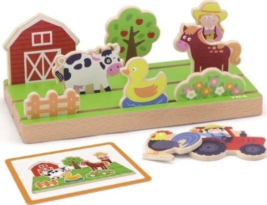 Viga 50183 "Closer-To-Far" 2-In-1 Sea Adventure And Farm Set Viga 50183 "Closer-To-Far" 2-In-1 Sea Adventure And Farm Set