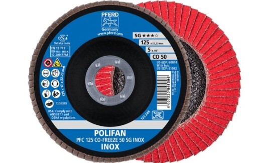 Pferd Tilbehør 67712550 K50 125x22.23mm 12200 rpm 10 stk