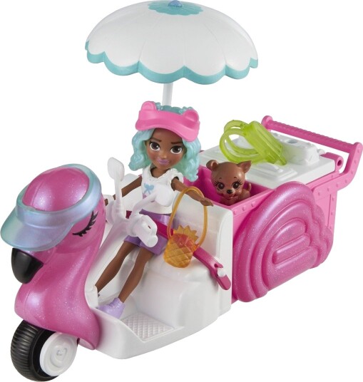 Polly Pocket Flamingo Snackvogn Lekesett Dukke 3" 4+ år