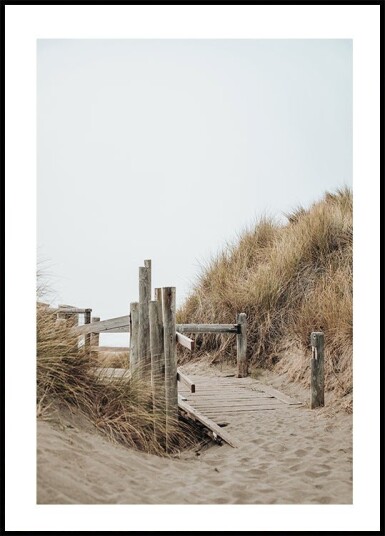 Beach Entrance Plakat Plakat / 21x30cm