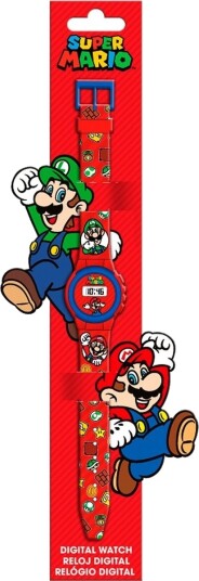 Kids Euroswan Digital Klokke Ke02 Eco* (Uten Plastemballasje) Super Mario Gsm4234