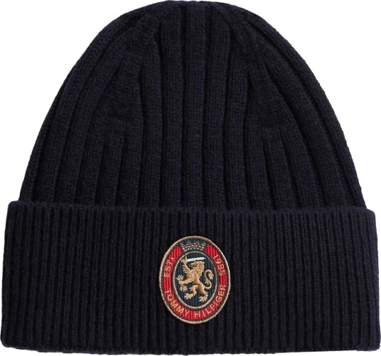 Tommy Hilfiger Th Crest Gifting Beanie SPACE BLUE One Size