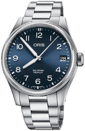 Oris Herreklokke 01 751 7761 4065 07 8 20 08P Aviation Blå/Stål Oris Herreklokke 01 751 7761 4065 07 8 20 08P Aviation Blå/Stål