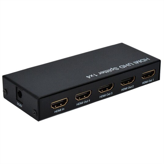 ROLINE 4K2K HDMI Video Splitter. 4x Ports Factory Sealed ROLINE 4K2K HDMI Video Splitter. 4x Ports Factory Sealed