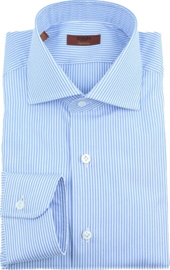 Barba Herre Skjorter Blå 3XL,